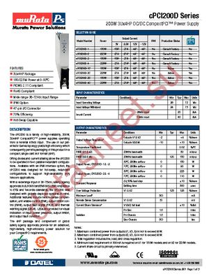 CPCI200D-1C datasheet  